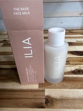 ILIA The Base Face Milk - Pale Pink & Frosted White Bottle